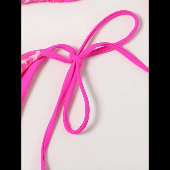 Pink Leopard, Halter, Bikini Set - Picture 6 of 8